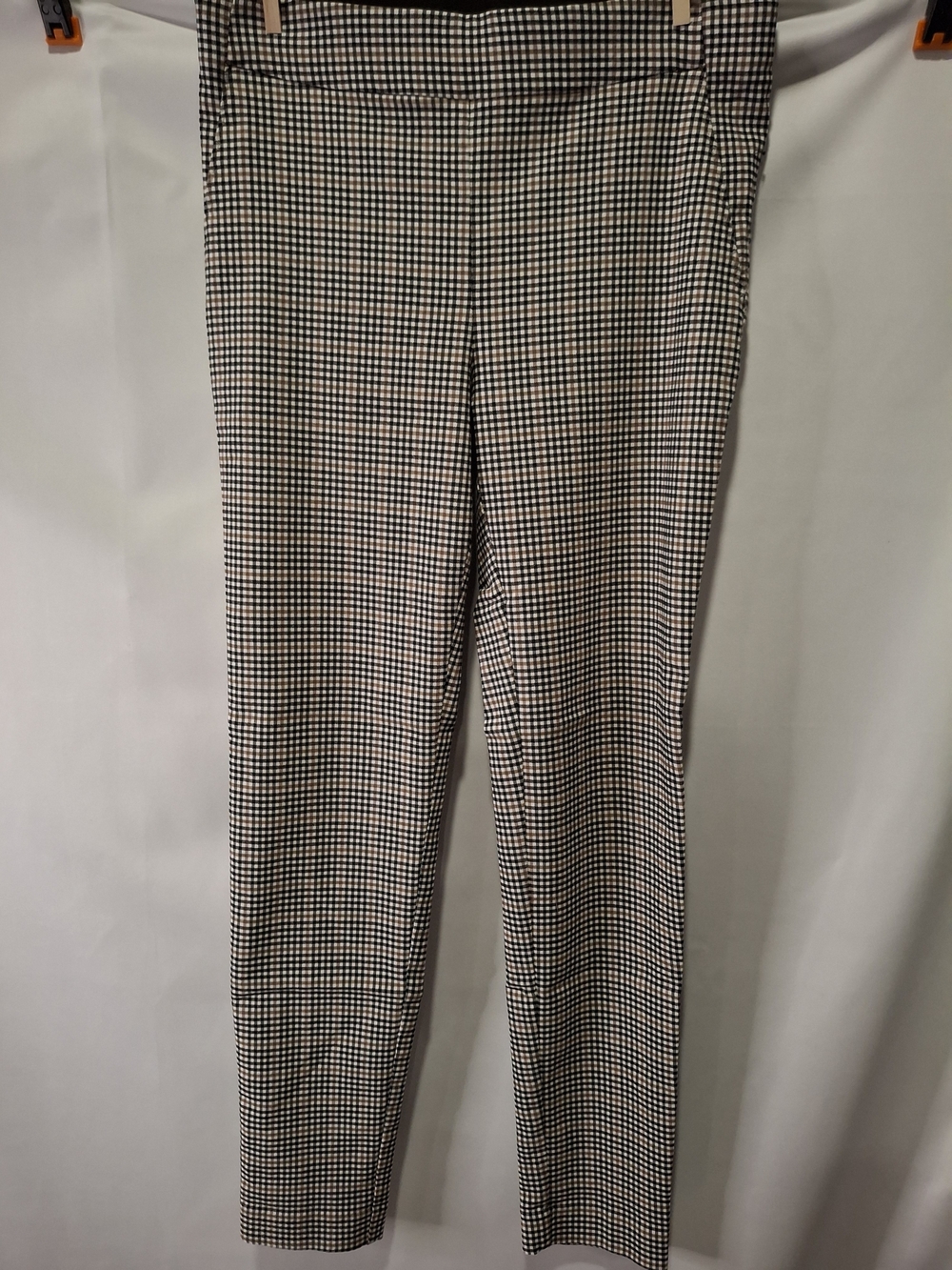 Maurices Black and White Houndstooth Ankle Pants